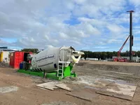 9m3 stationaire betonmixer 100% elektrische aandrijving 4Rent Foto