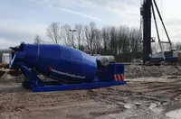9m3 stationaire betonmixer 4Rent Foto