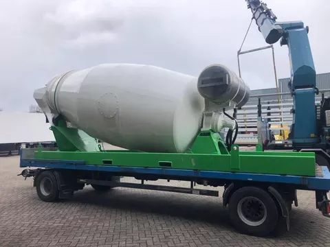 9m3 stationaire betonmixer zonder aandrijving WijWel Stationaire Betonmixer 9m3 zonder aandrijving