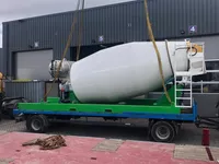 9m3 stationaire betonmixer zonder aandrijving WijWel Stationaire Betonmixer 9m3 zonder aandrijving Foto