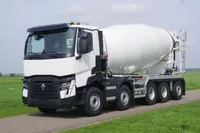Renault C 10x4 49-tons naloopas met Liebherr 15m3 betonmixer Foto